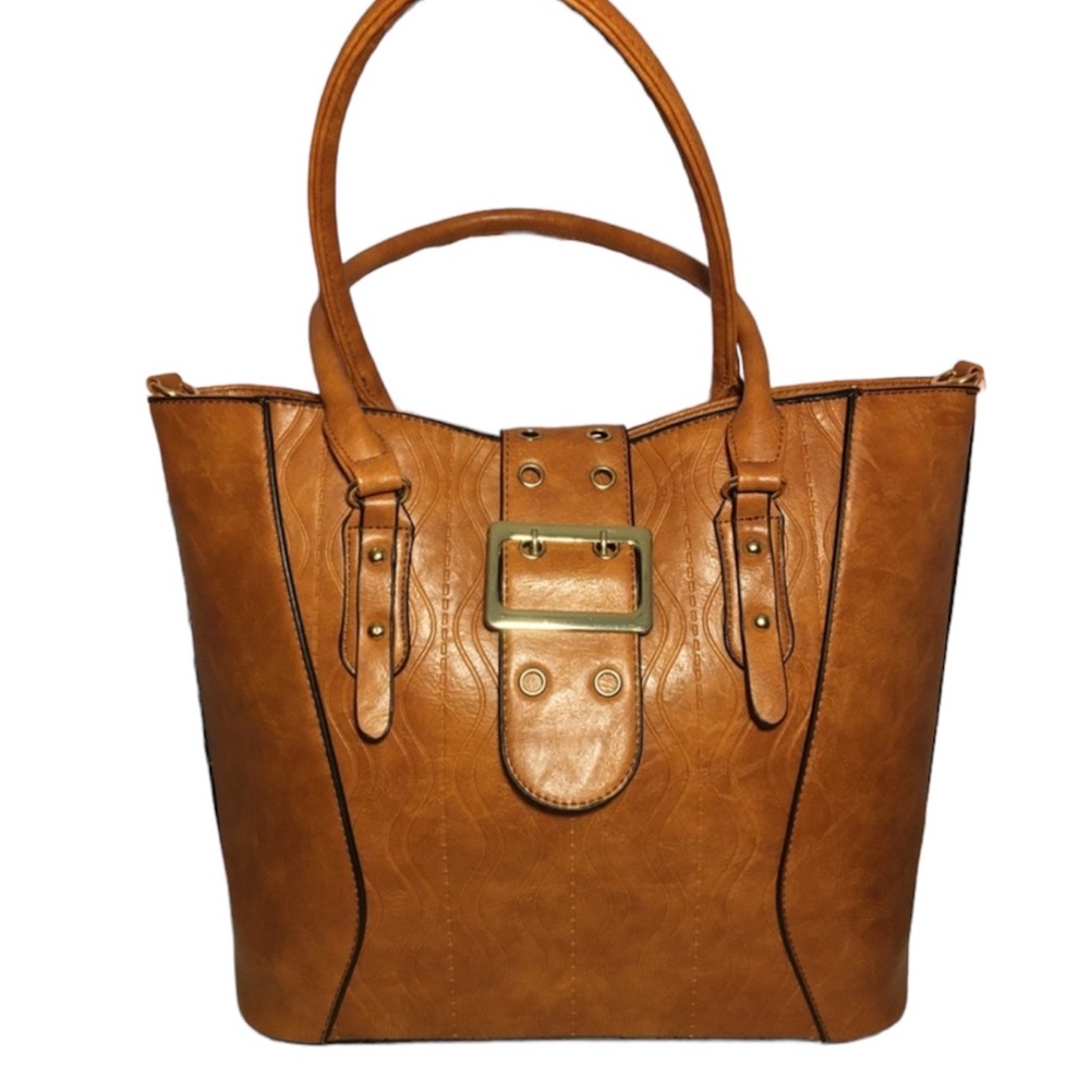 Women’s Large Cognac Tote Bag